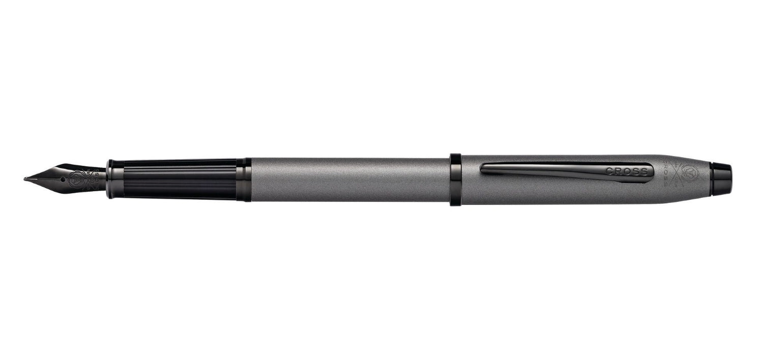 Cross Century II Fountain Pen - Gunmetal / Black PVD Trim