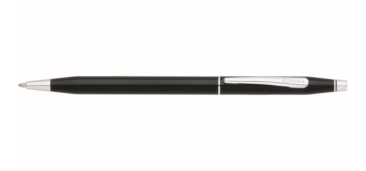 Cross Classic Century Ballpoint Pen - Black Lacquer / Chrome Trim