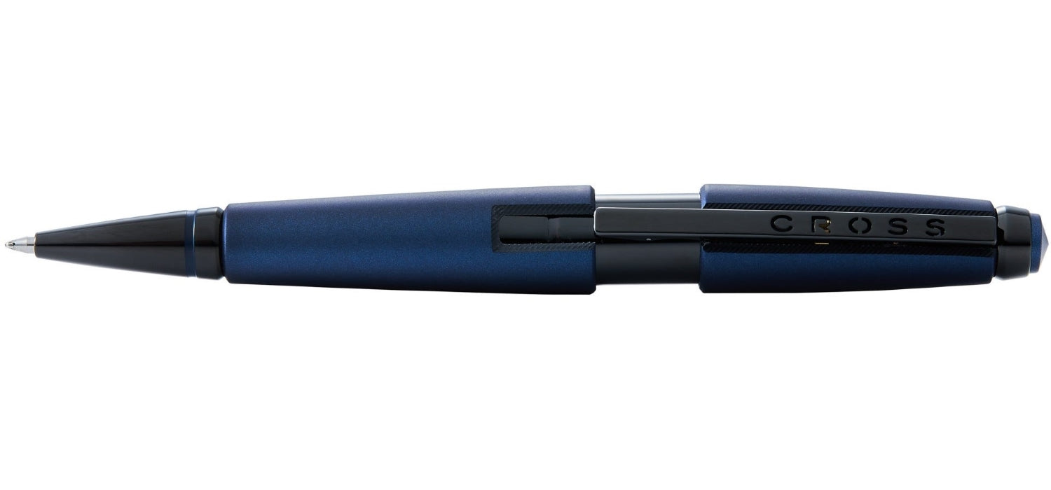 Cross Edge Selectip Rollerball - Metallic Blue / Black PVD Trim