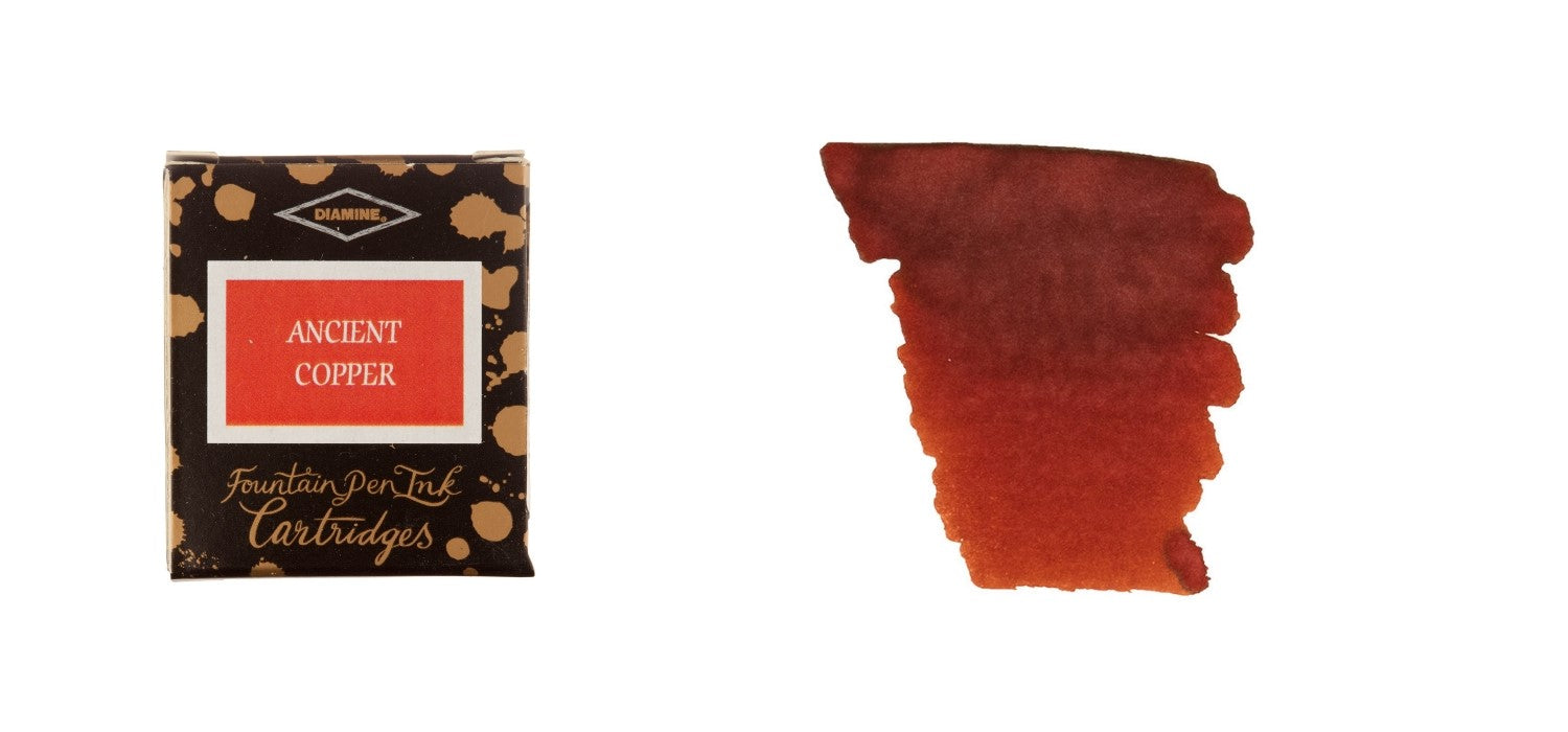 Diamine Ink Cartridges Pack of 6 - Assorted Colours