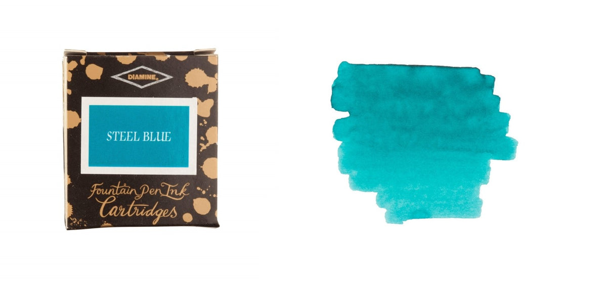 Diamine Ink Cartridges Pack of 6 - Assorted Colours