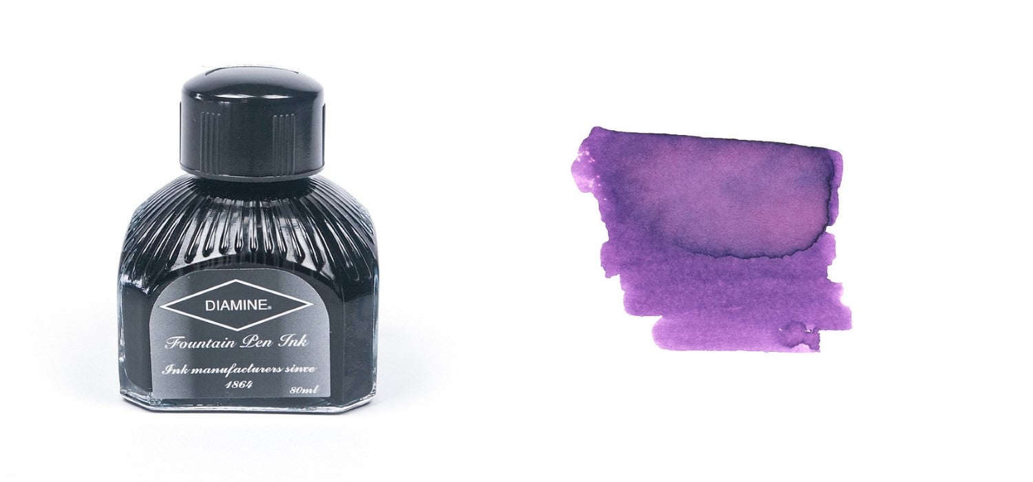 Diamine Ink Bottle 80ml - Purple Shades - Assorted Colours