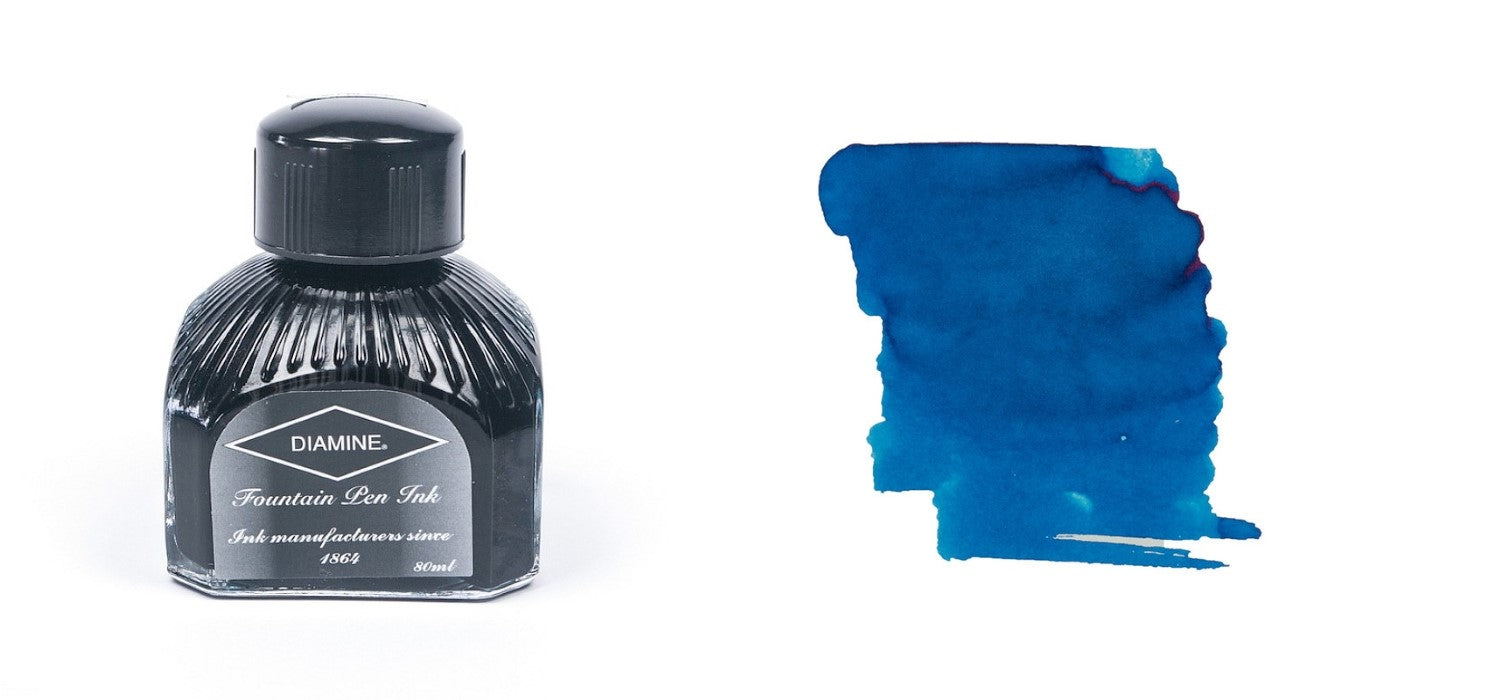 Diamine Ink Bottle 80ml - Blue Shades - Assorted Colours