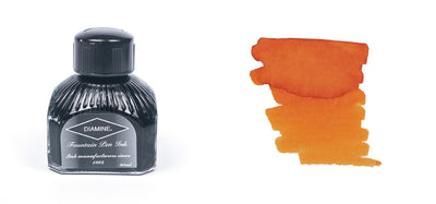 Diamine Ink Bottle 80ml - Orange Shades - Assorted Colours