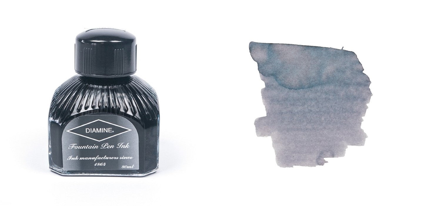 Diamine Ink Bottle 80ml - Grey Shades - Assorted Colours