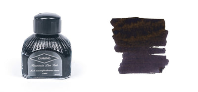 Diamine Ink Bottle 80ml - Dark Shades / Blacks - Assorted Colours