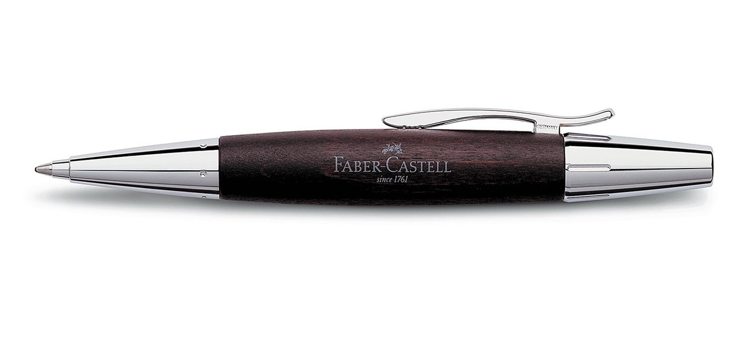 Faber-Castell Emotion Brown Wood Ballpoint Pen - Pen Heaven
