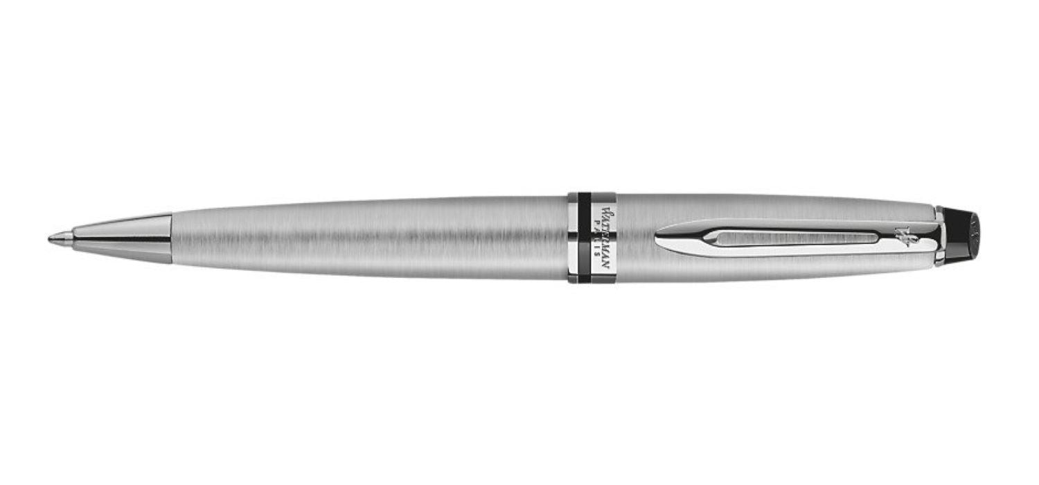 Waterman Expert Ballpoint Pen - Stainless Steel / Chrome Trim