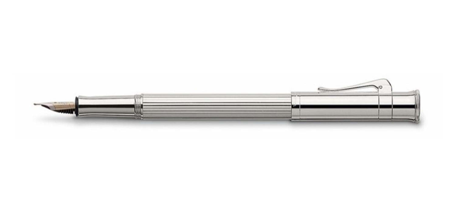 Graf Von Faber-Castell Classic Fountain Pen - Platinum