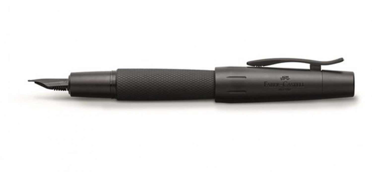 Faber-Castell Design E-motion Fountain Pen - Pure Black