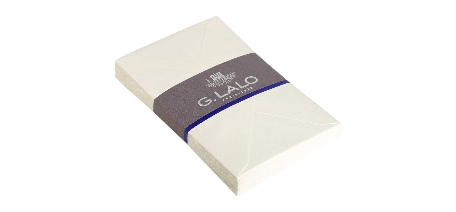 G.Lalo Verge de France C6 Envelopes Pack of 25 - White