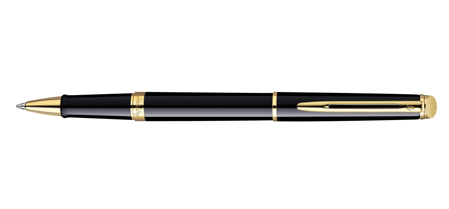 Waterman Hemisphere Rollerball - Black Lacquer / Gold Trim