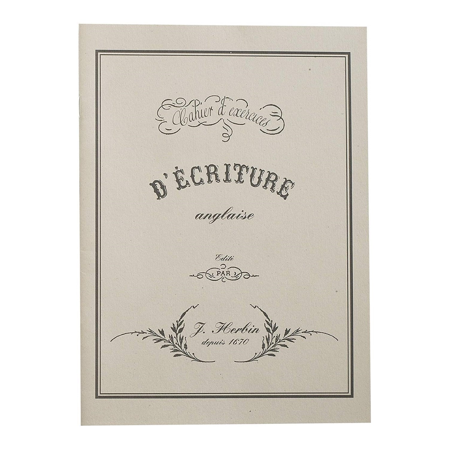 Jacques Herbin Calligraphy Practice Exercise Book A5+