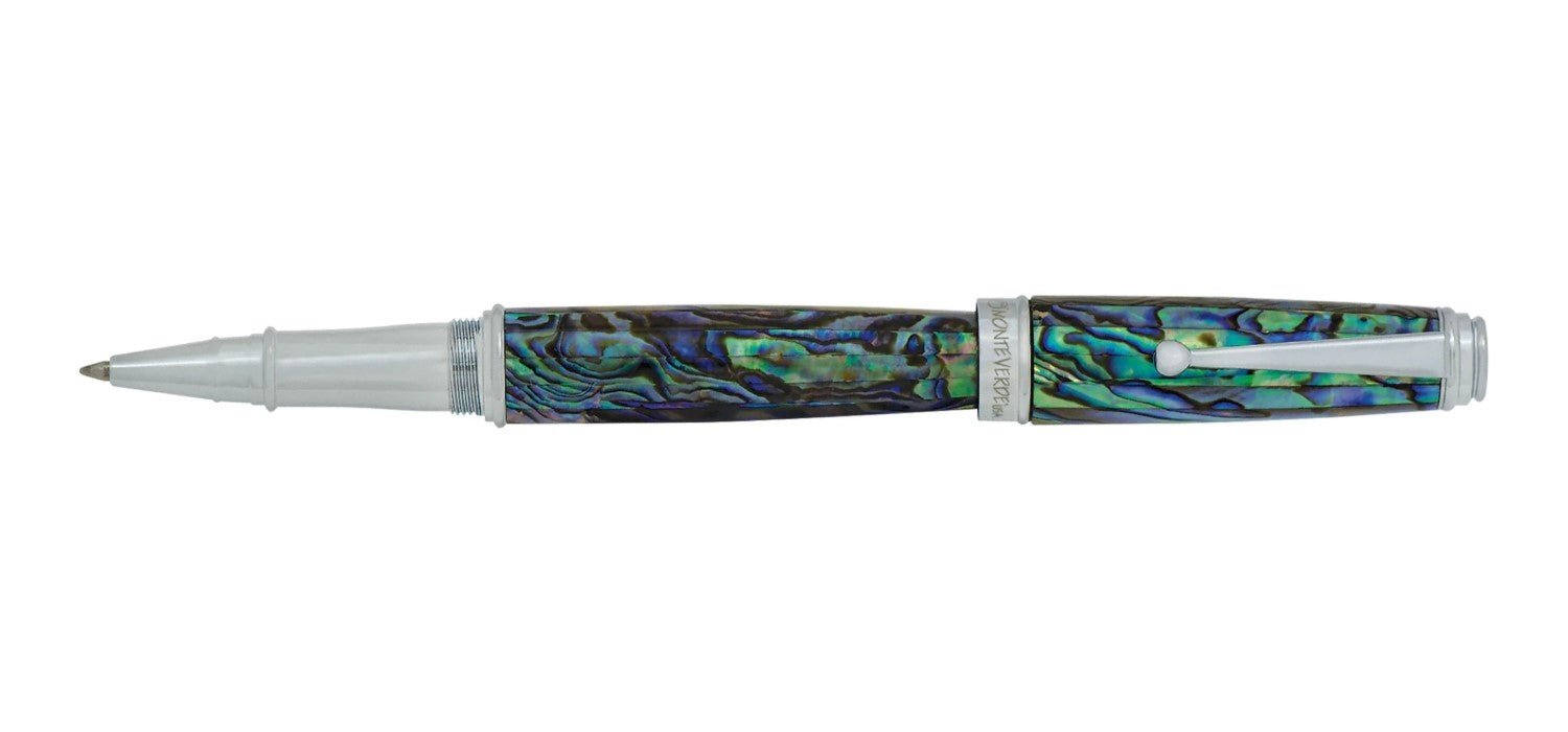 Monteverde Invincia Deluxe Rollerball - Abalone / Chrome Trim - Limited Edition