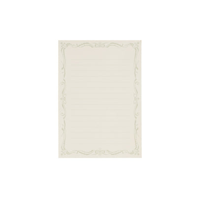 Life Stationery L Label Writing Pad A5 Lined - Cream