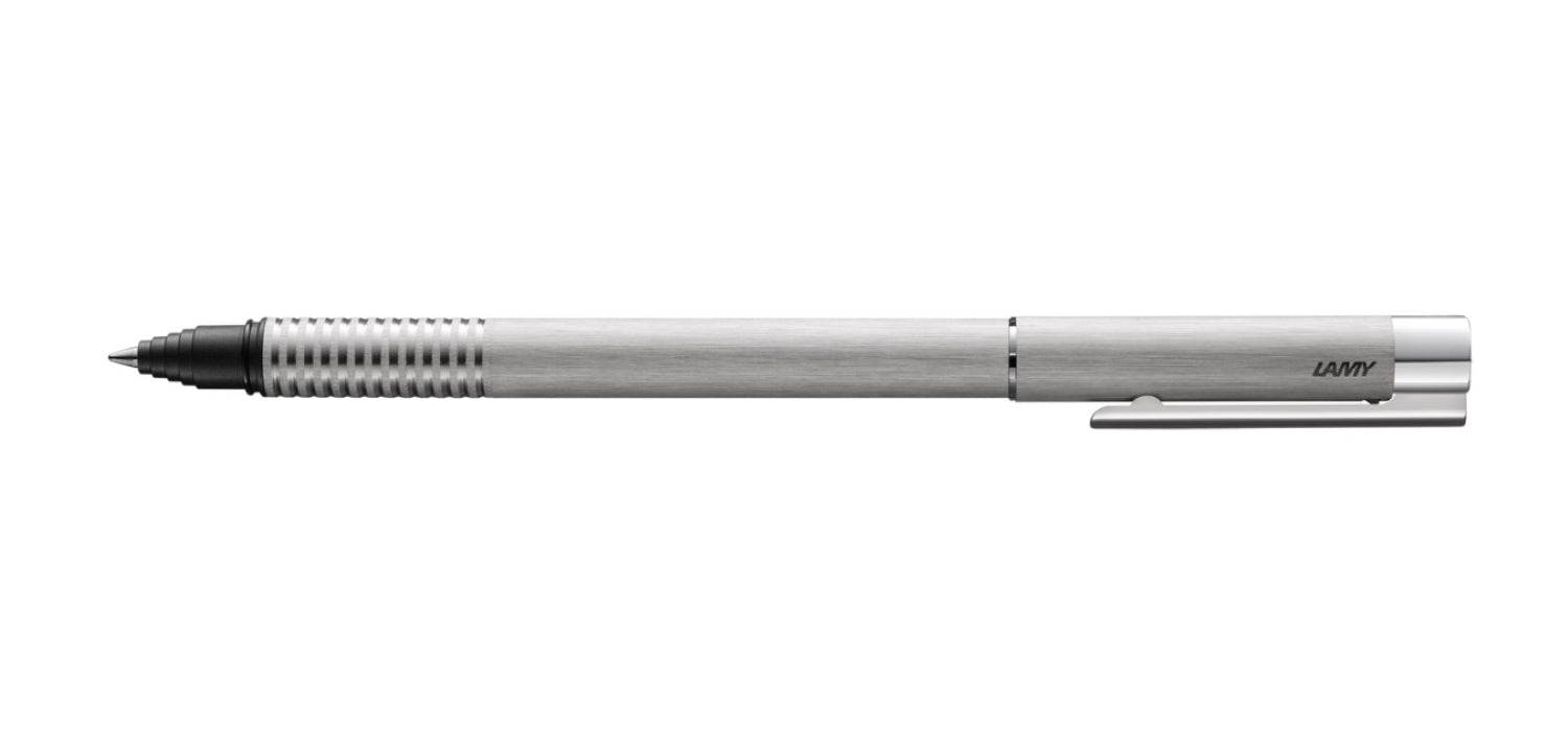 LAMY Logo Rollerball - Brushed Stainless Steel