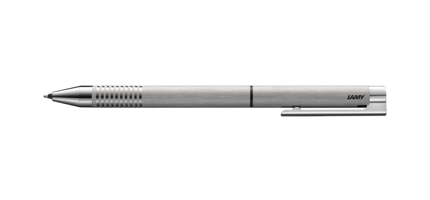 LAMY Logo Twin Pen - Brushed Stainless Steel - Pen City