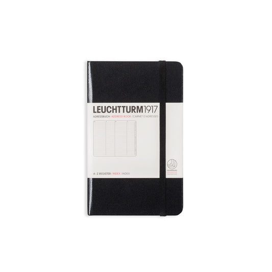 Leuchtturm 1917 Address Book A6 - Black