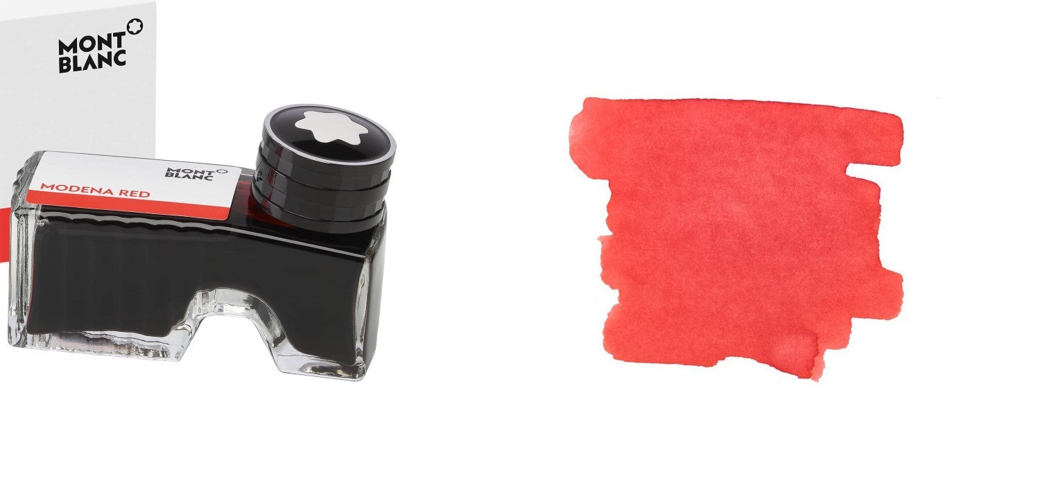 Montblanc Corn Poppy Red Review Montblanc Modena Red Ink Bottle