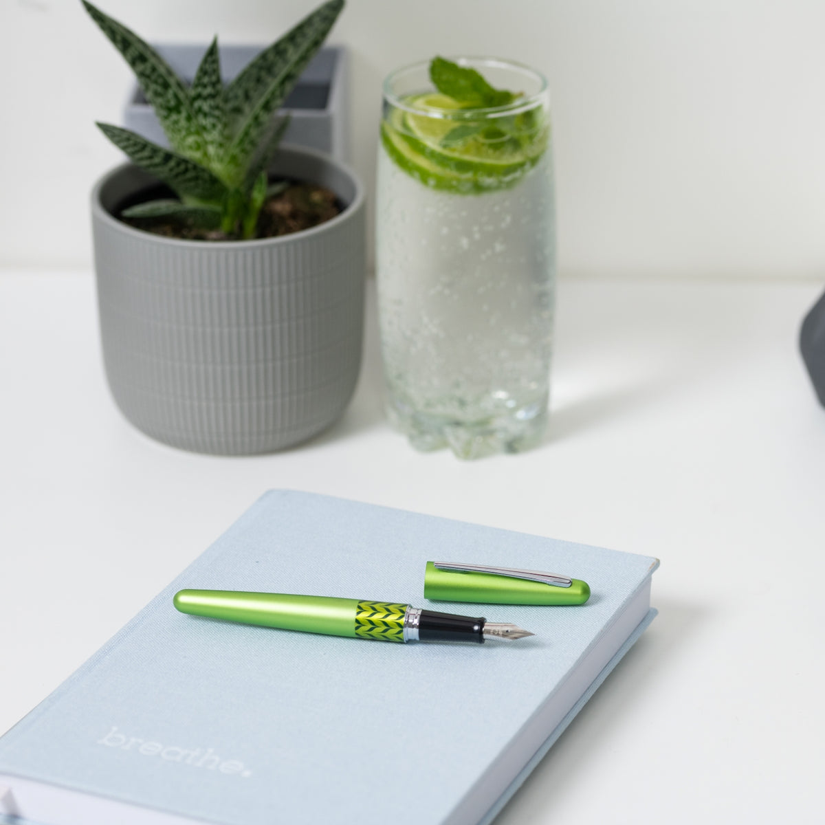Pilot Metropolitan MR3 Fountain Pen - Green Marble