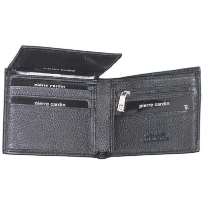 Pierre Cardin Italian Leather RFID Mens Wallet 1162 - Black