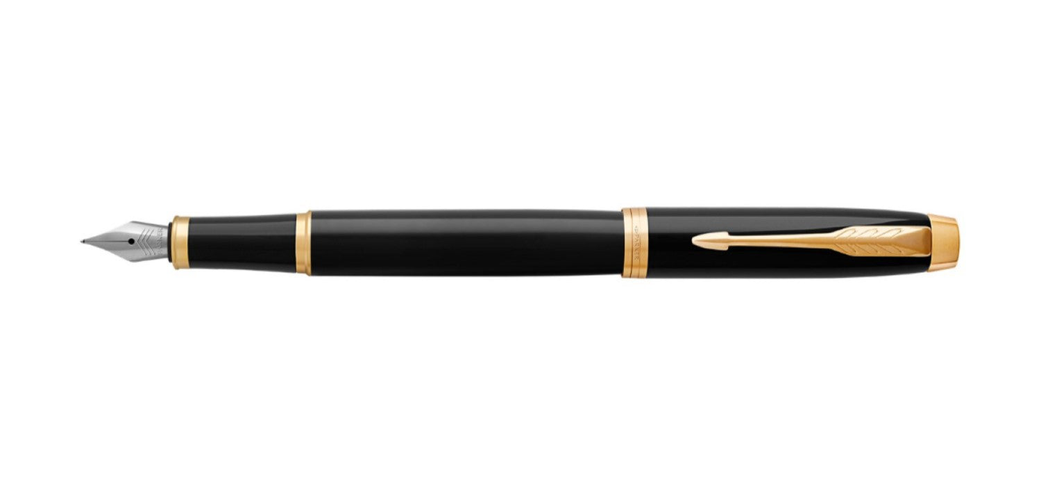 Parker IM Fountain Pen - Black / Gold Trim