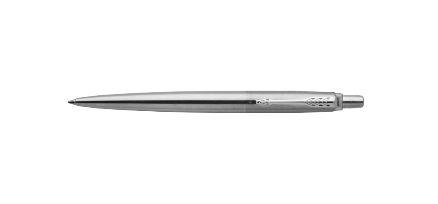 Parker Jotter Ballpoint Pen Stainless Steel Chrome Trim