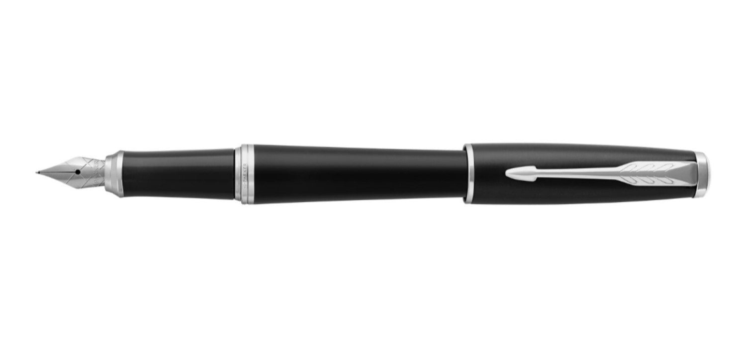 Parker Urban Fountain Pen - Muted Black / Chrome Trim