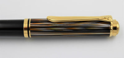 Pelikan Souveran K 800 Ballpoint Pen - Brown Tortoiseshell - Special Edition