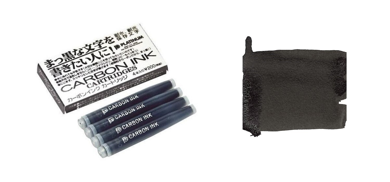 Platinum Carbon Ink Cartridges Box of 4 - Black