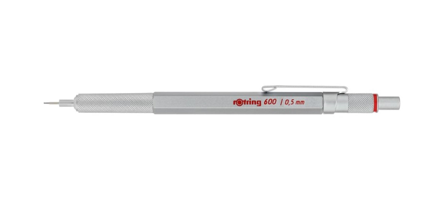 Rotring 600 Mechanical Pencil 0.5mm - Silver