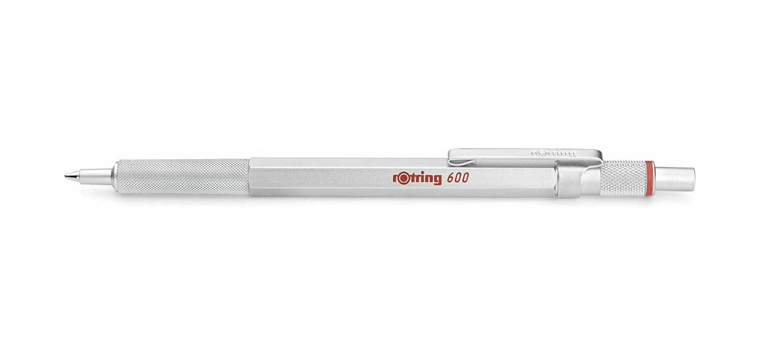 Rotring 600 Ballpoint Pen - Silver