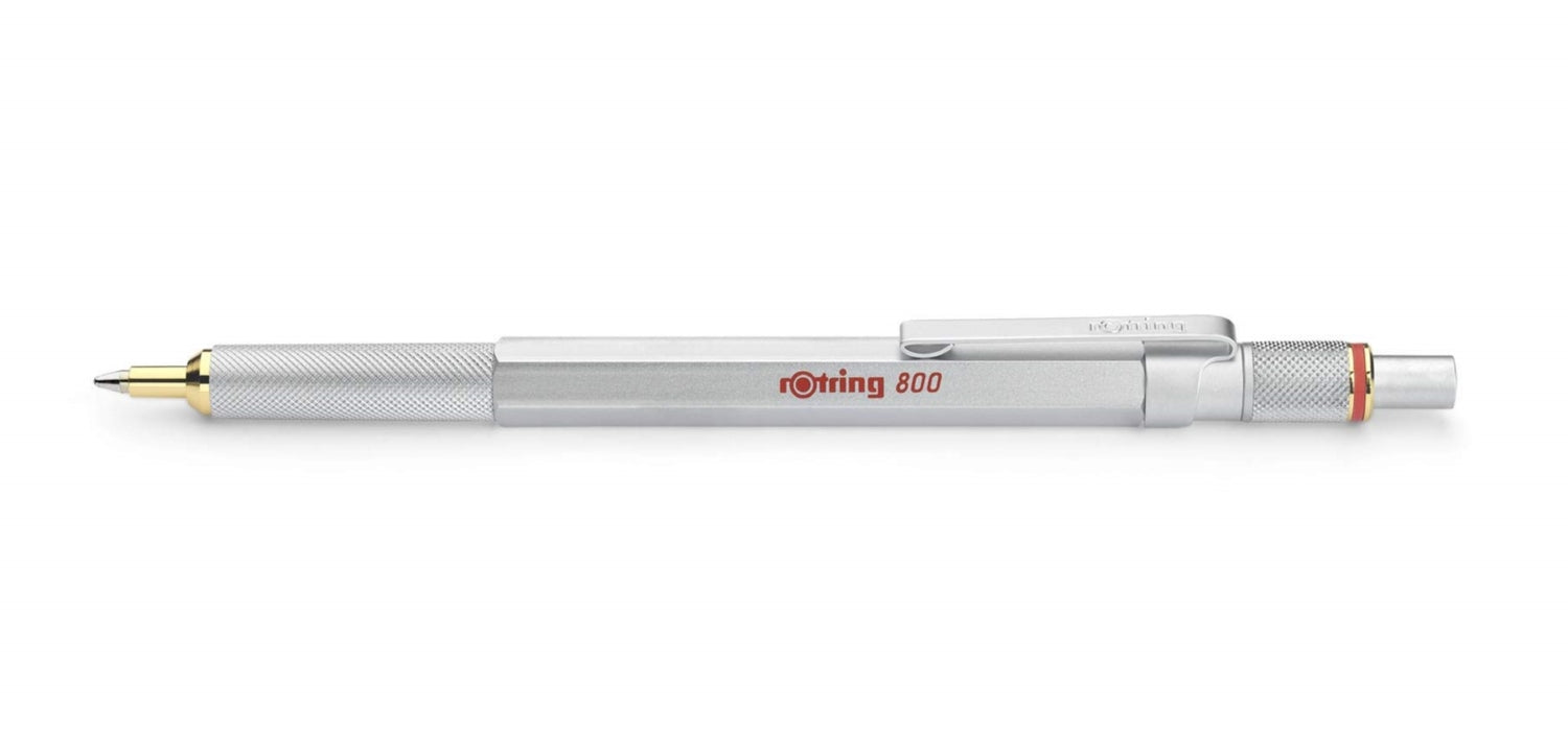 Rotring 800 Ballpoint Pen - Silver