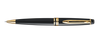 Waterman Expert Ballpoint Pen - Black Lacquer / Gold Trim