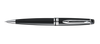 Waterman Expert Ballpoint Pen - Black Lacquer / Chrome Trim