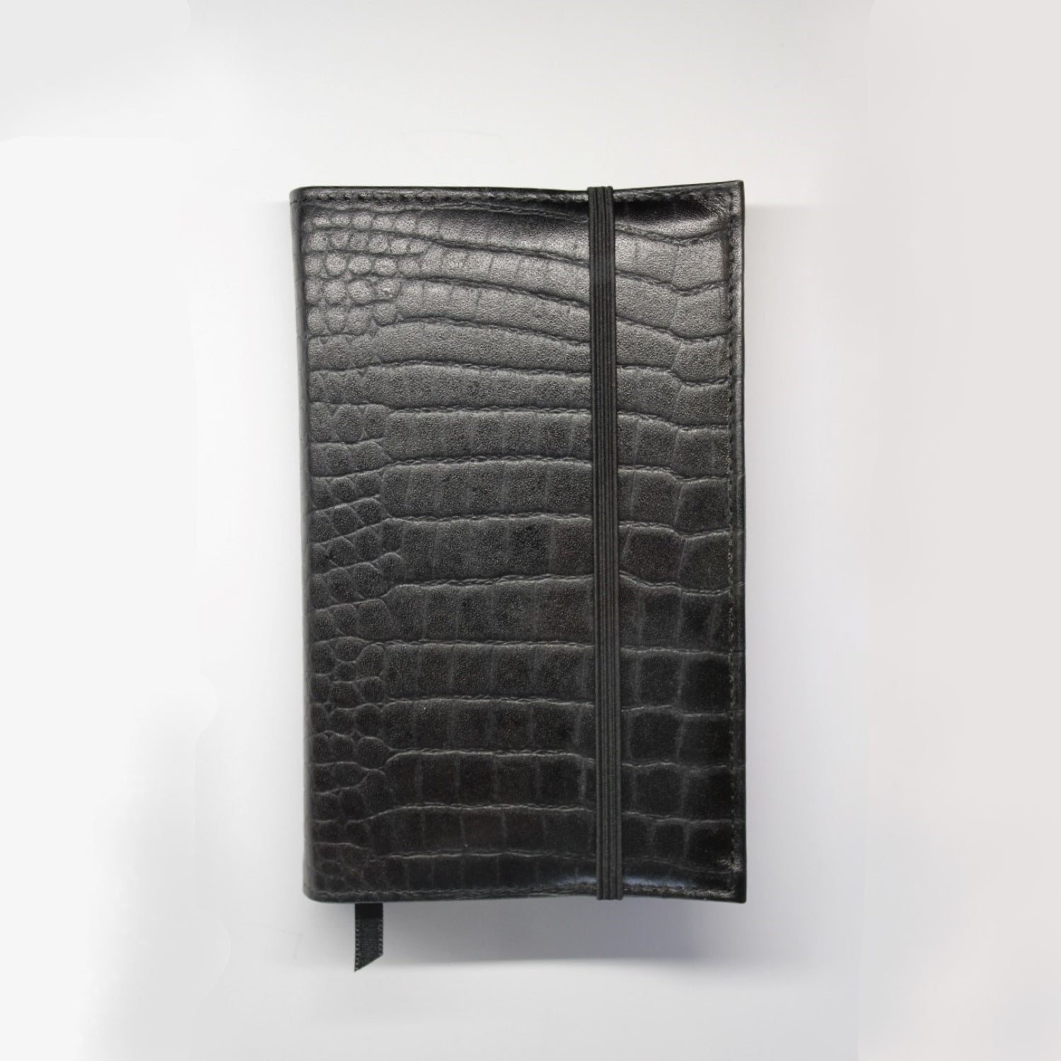 Visentin Leather Notebook Cover A6 Croc + Rhodia Webby Lined Notebook