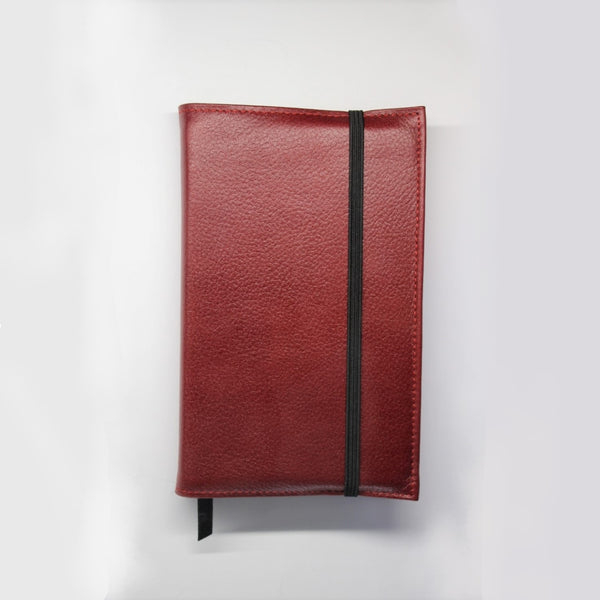 Visentin Leather Notebook Cover A6 Grained + Rhodia by Lined