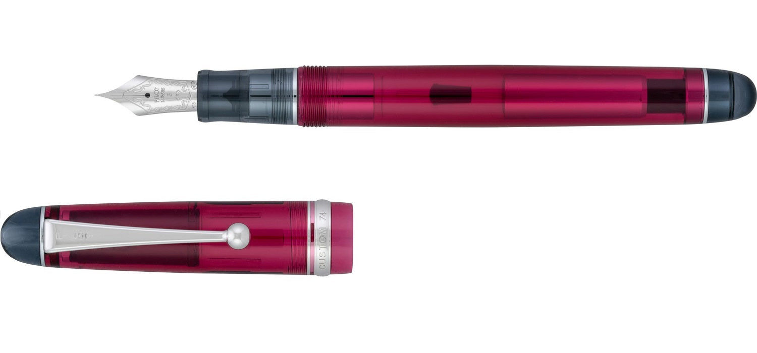Pilot Custom 74 Fountain Pen - Wine Red