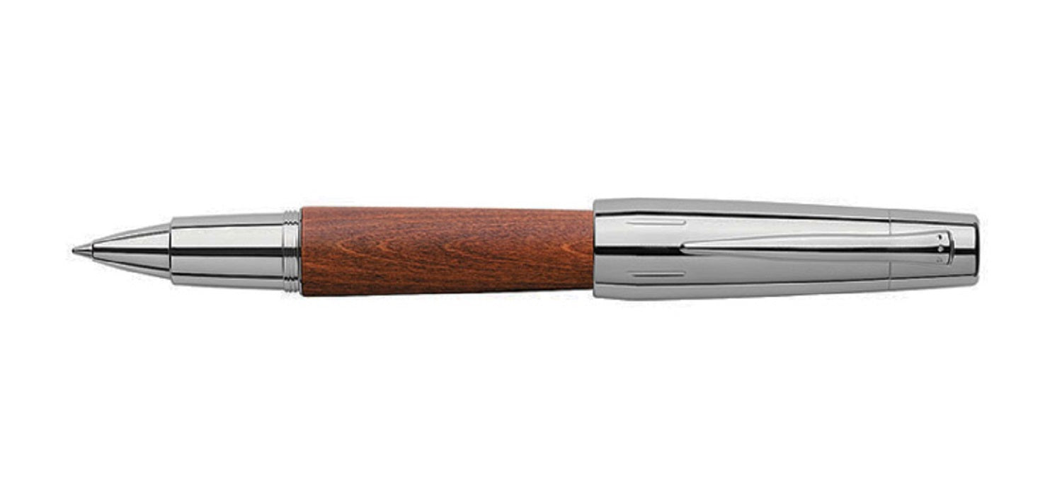 Faber-Castell Design E-motion Rollerball - Pearwood