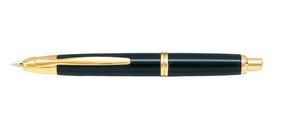 Pilot Capless Fountain Pen - Black / Gold Trim