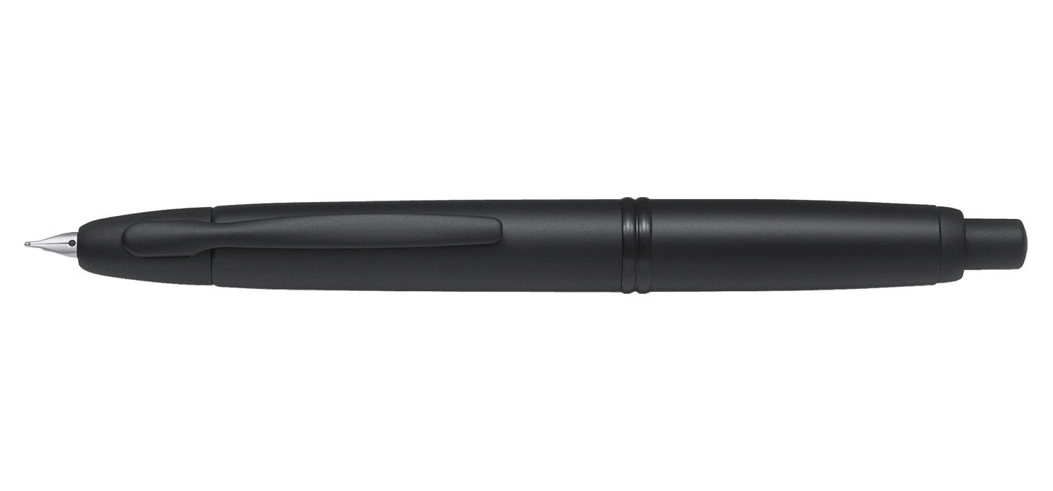 Pilot Capless Fountain Pen - Matte Black / Black Trim