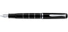 Pelikan Classic M 215 Fountain Pen - Black / Silver Rings
