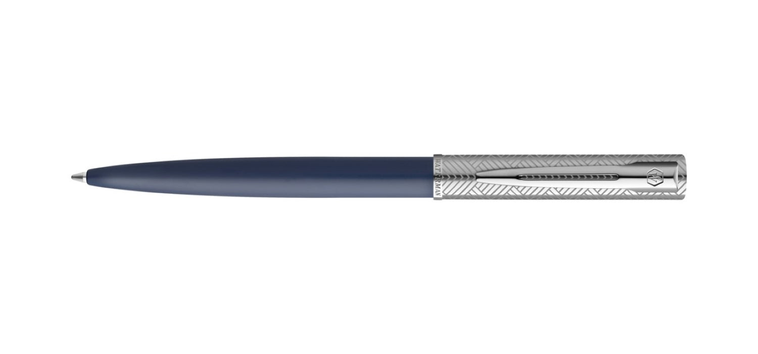 Waterman Allure Deluxe Ballpoint Pen - Metal & Blue